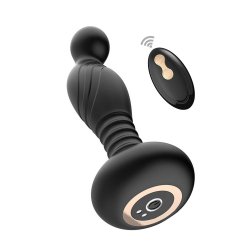Ass-sation Remote Controlled Vibrating Come Hither P-spot Plug Product Image