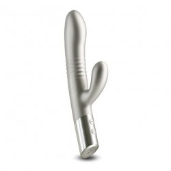 Royal Grace Thrusting Rabbit Vibe - Metallic Champagne Product Image