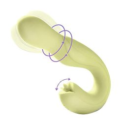 Joi Rotating Head G-Spot Vibrator and Clit Licker - Yellow Product Image