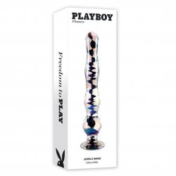 Playboy Pleasure Jewels Glass Dildo Wand Product Image