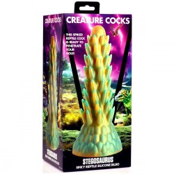 Creature Cocks Stegosaurus Spiky Reptile Silicone Dildo Product Image