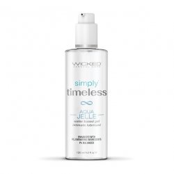 Wicked Sensual Care Simply Timeless Aqua Jelle Water Based Lubricant - 4 oz Product Image