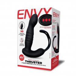 ENVY Remote Controlled Thrusting P-Spot Vibe with Stamina Ring Product Image