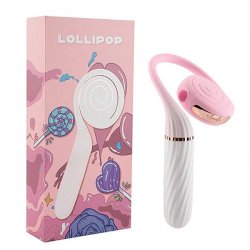 Lollipop Clitoral & Internal Stimulator - Pink Product Image