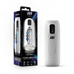 M for Men Robo-Bator Vibrating Power Stroker - White Product Image