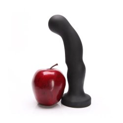 Tantus Vibrating P-spot Dildo - Onyx Product Image