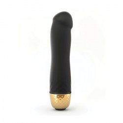 Dorcel Mini Must Silicone Vibrator - Black and Gold Product Image