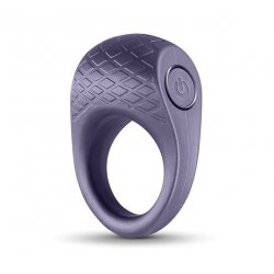 Seduction Levi Cock Ring - Metallic Grey Product Image