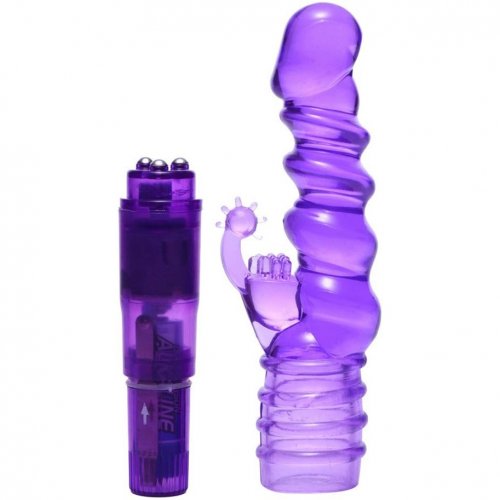 Royal Rocket Ribbed Rabbit Vibe Purple Sex Toys And Adult Novelties Adult Dvd Empire