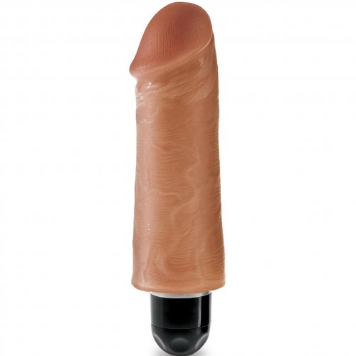 King Cock 5 Vibrating Stiffy Vibrator Sleeve Tan Sex