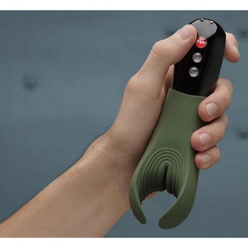 Fun Factory Manta Man Tool Moss Green Sex Toys And Adult Novelties 