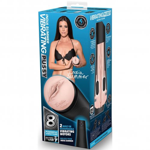 Pornstar Signature Series Rechargeable Vibrating Pussy India Summer