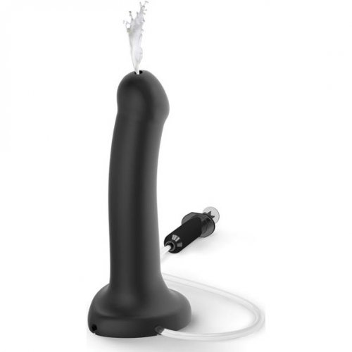 Strap On Me Silicone Cum Dildo Black Sex Toys At Adult Empire 