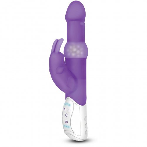 Rabbit Essentials Pearls Rabbit With Rotating Shaft Purple Sex Toys At Adult Empire 1897