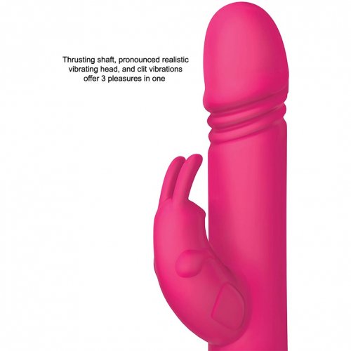 Rabbit Essentials Thrusting Rabbit Vibrator With