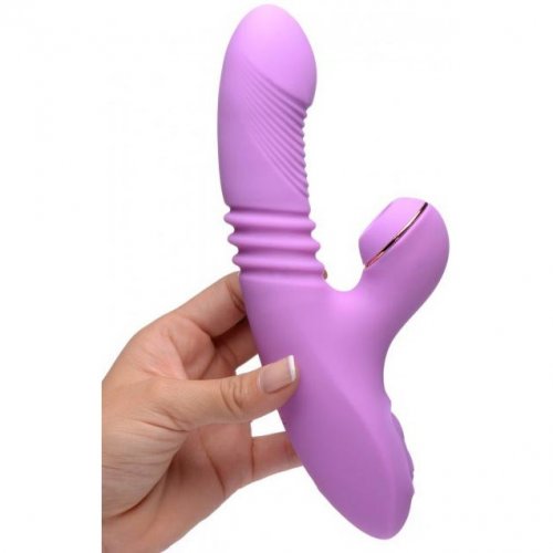 Shegasm Thrusting Suction Rabbit Purple Sex Toys At