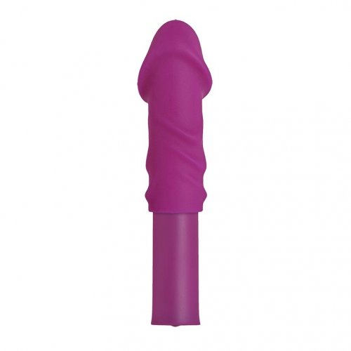 Eve S Satin Slim Rechargeable Vibrator Purple Sex Toys