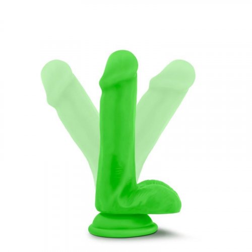 Neo Elite 6 Dual Density Cock Neon Green Sex Toys At