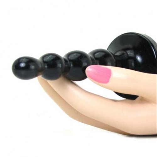 Tantus Ripple Large Silicone Butt Plug Black Sex Toy Hotmovies 0528