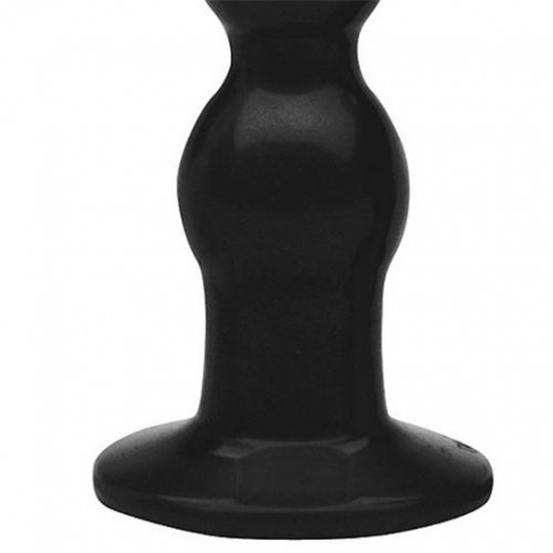 Tantus Ripple Large Silicone Butt Plug Black Sex Toys