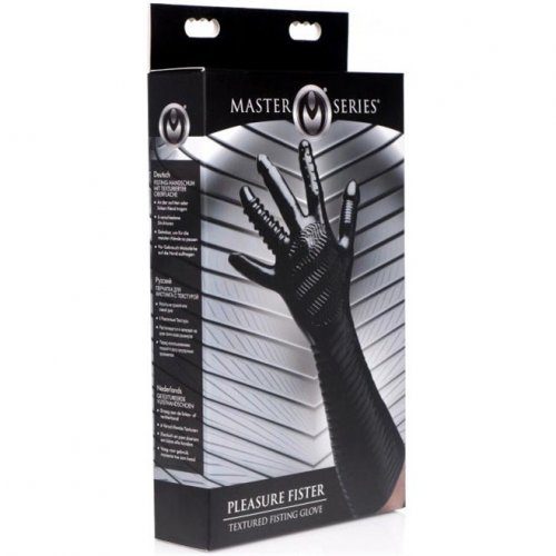 Extra Long Textured Fisting Glove Black Sex Toys At Adult Empire