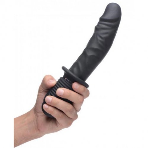 Power Pounder Vibrating And Thrusting Silicone Dildo