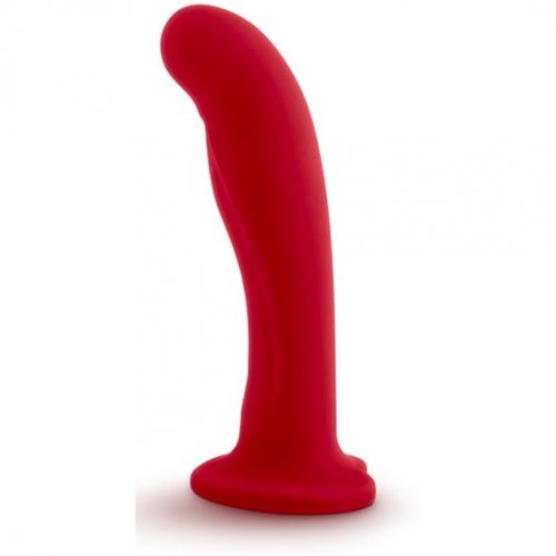 Temptasia - Jezebel Curved Dildo - Crimson Red  Sex Toys 