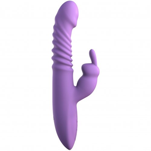 Fantasy For Her Her Thrusting Silicone Rabbit Purple