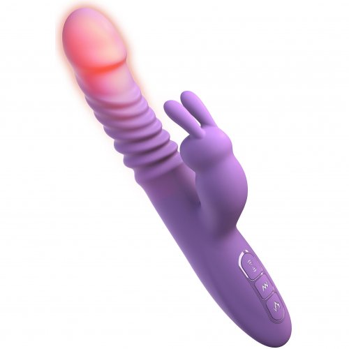 Fantasy For Her Her Thrusting Silicone Rabbit Purple Sex Toys At Adult Empire 