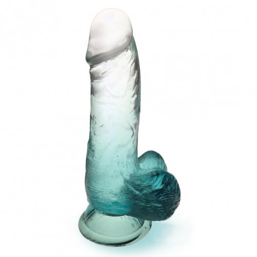Shades Icees Small 6 Gradient Jelly Dong Emerald Sex Toys At