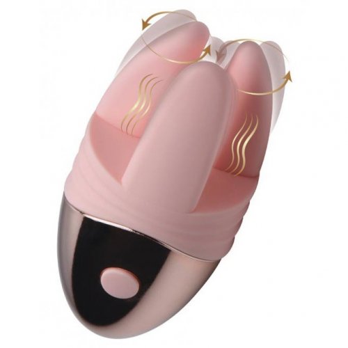 Inmi Vibrassage Caress Dual Vibrating Silicone Clit Teaser Pink Sex Toys And Adult Novelties