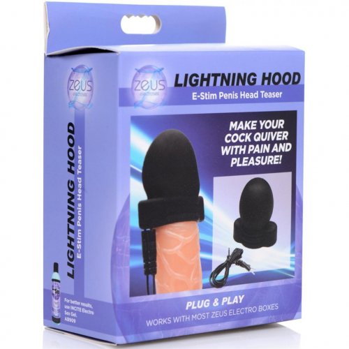 Zeus Lightning Hood E Stim Penis Head Teaser Sex Toys And Adult