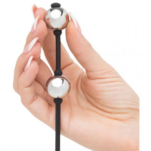 Fifty Shades Of Grey Inner Goddess Mini Silver Pleasure Balls 3oz Sex Toys At Adult Empire 