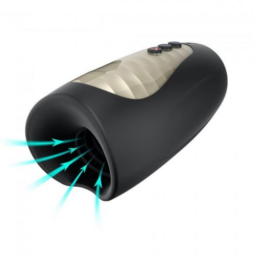 Man Wand Heat Suction And Vibe Pump Black Sex Toys At Adult Empire