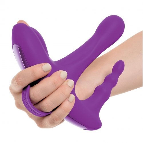 Threesome Rock N Ride Triple Stimulation Vibe Sex Toys At Adult Empire 