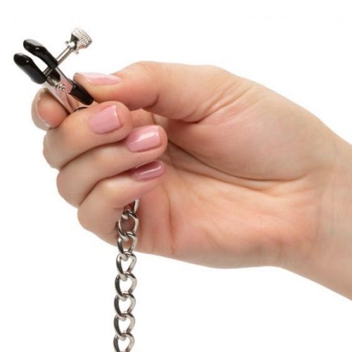 Nipple Play Weighted Dual Nipple Clamps Sex Toys At