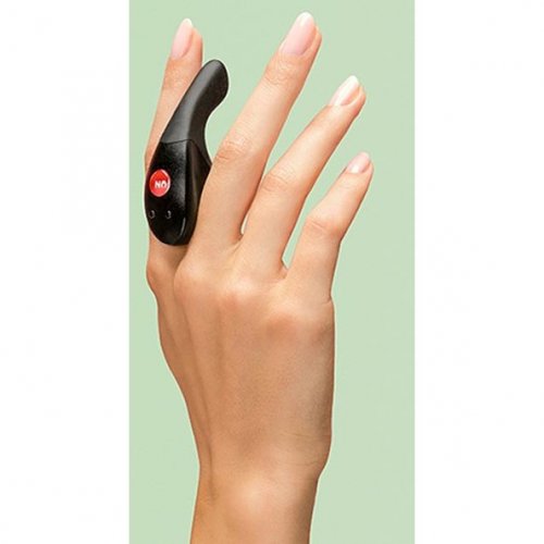 Fun Factory Beone Rechargeable Finger Vibrator Black Sex Toys 