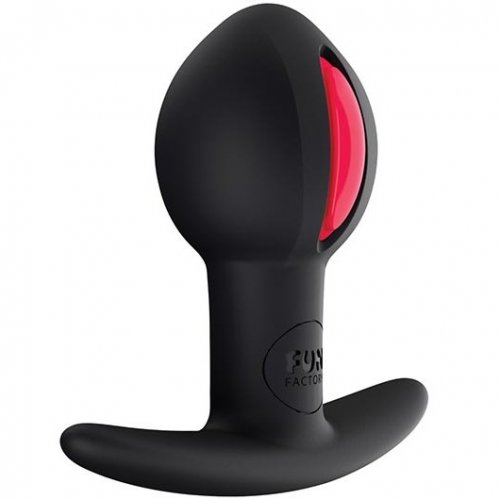 Fun Factory B Ball Uno Wearable Weighted Ball Butt Plug Black Raspberry Sex Toys And Adult