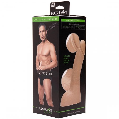 Fleshlight Guys Mick Blue Silicone Dildo Sex Toy