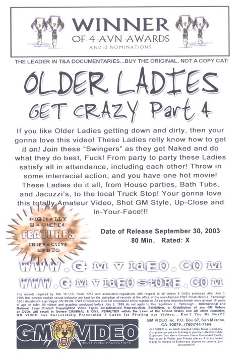 Older Ladies Get Crazy #4