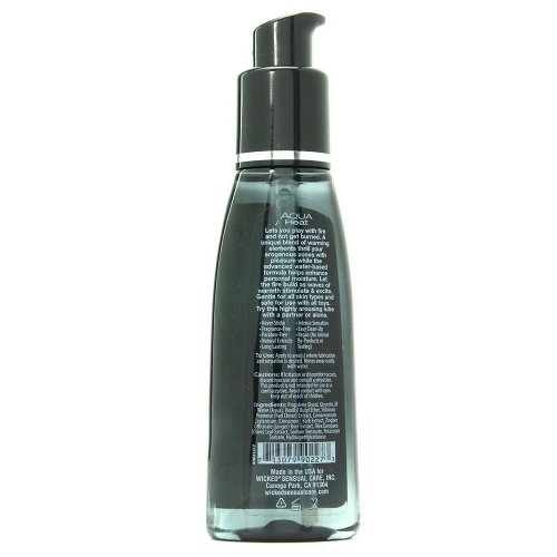 Wicked Aqua Heat Water Based Warming Lubricant - 2 Oz. 2 Product Image