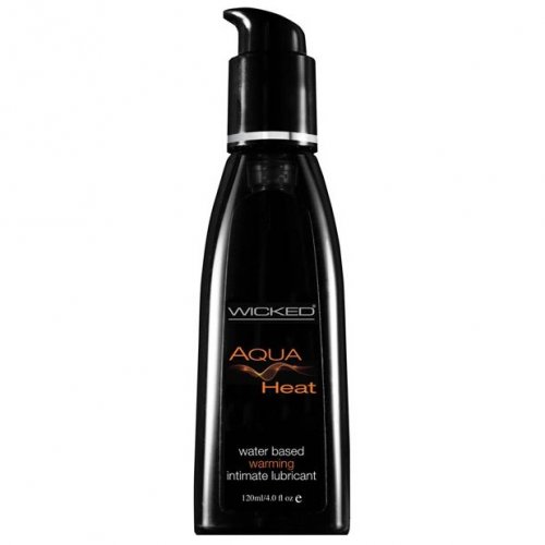 Wicked Aqua Heat Water Based Warming Lubricant - 4 oz. 1 Product Image