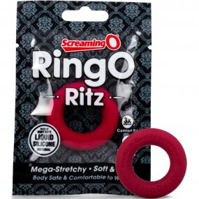 Screaming O - Ring O Ritz Silicone Ring - Red Product Image