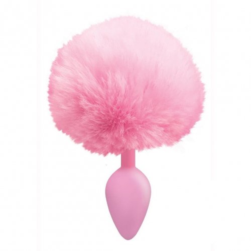 Cottontails Silicone Bunny Tail Plug - Pink 1 Product Image