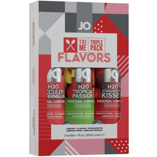 Jo Tri Me Lube Triple Pack - The Flavors 1 Product Image