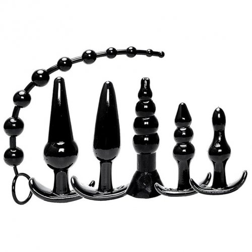 Try Curious Anal Plug Kit - Black 1 Product Image