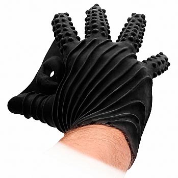 Fist It Masturbation Glove - Black 1 Product Image