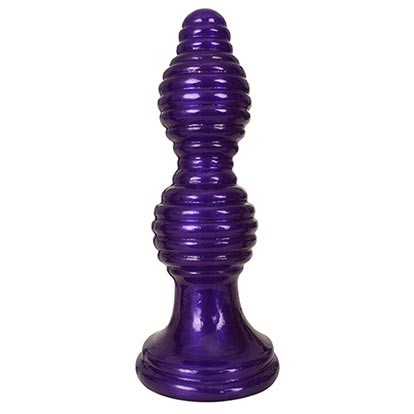 Curve Novelties Royal Hiney The Queen Vibrating Butt Plug - Purple 1 Product Image