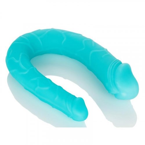 Silicone Double Dong Teal Sex Toys At Adult Empire