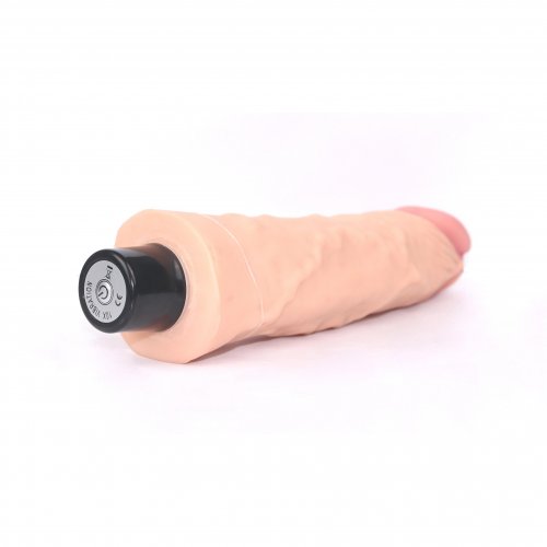 Get Lucky Real Skin 8 3 Vibrating Dildo Vanilla Sex Toys And Adult